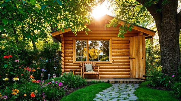 10 raisons d'investir dans un chalet en bois dans votre jardin