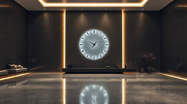 Découvrez les horloges murales LED originales pour sublimé votre déco