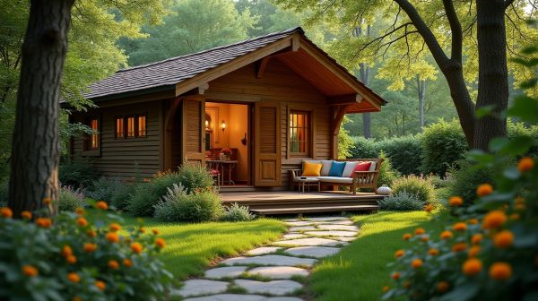 Pourquoi opter pour un chalet en bois habitable au jardin ?