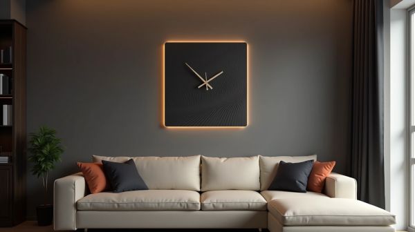 Transformez votre intérieur avec une horloge led mural unique