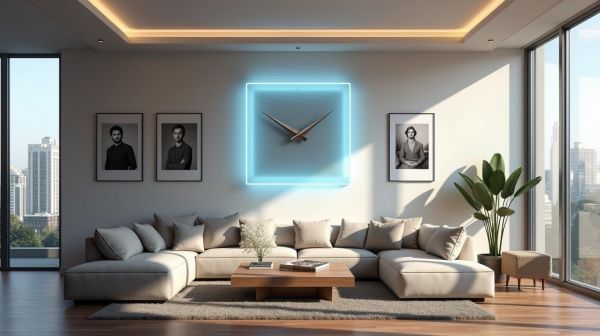 Transformez votre intérieur avec une horloge led mural unique